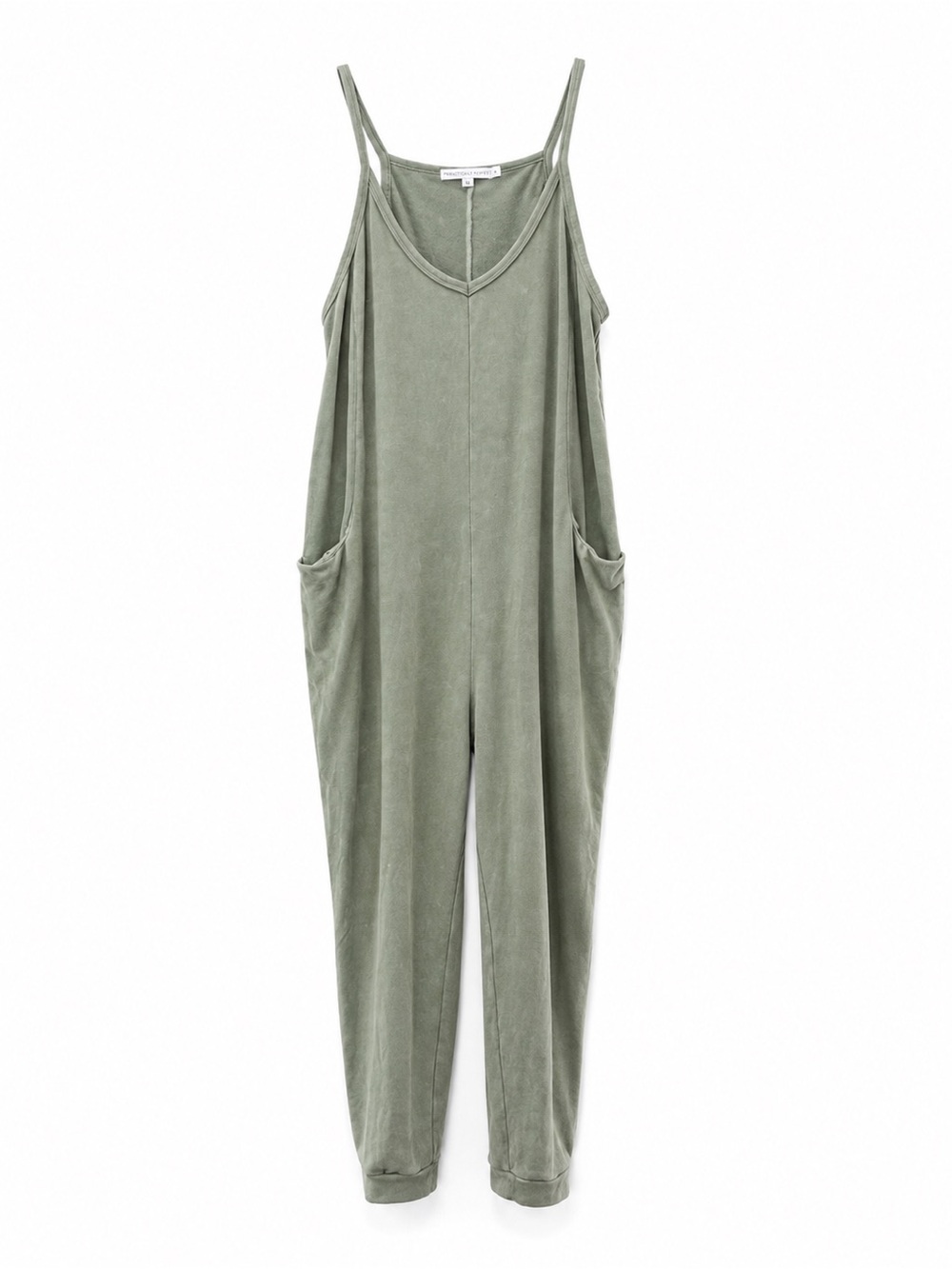 Sincerely Jules Sage Green Lounge Jumpsuit Pocket Jogger One piece